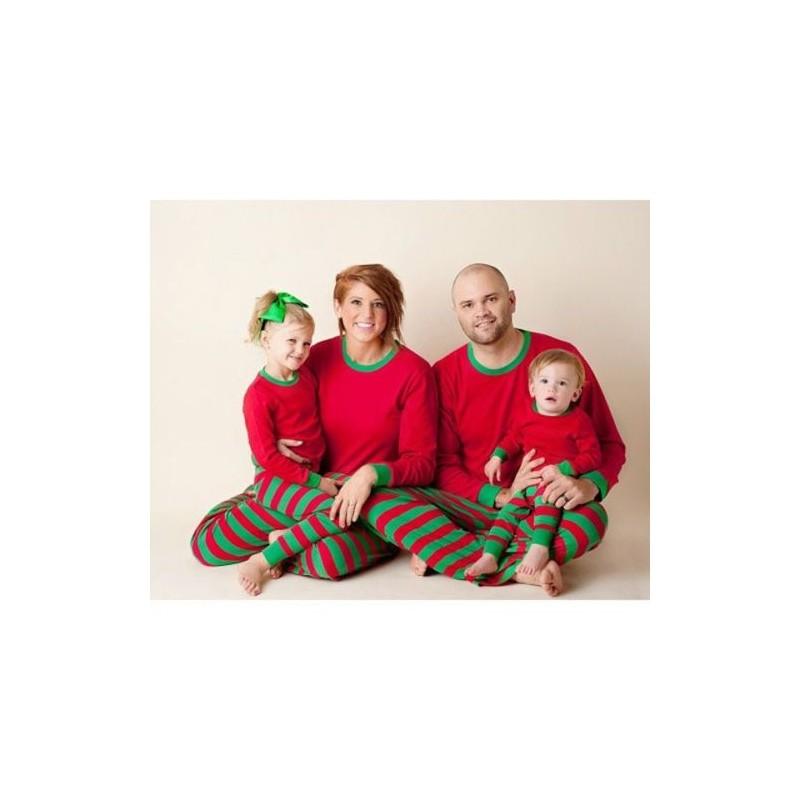 Christmas Family Matching Cotton Blend Pajamas Set