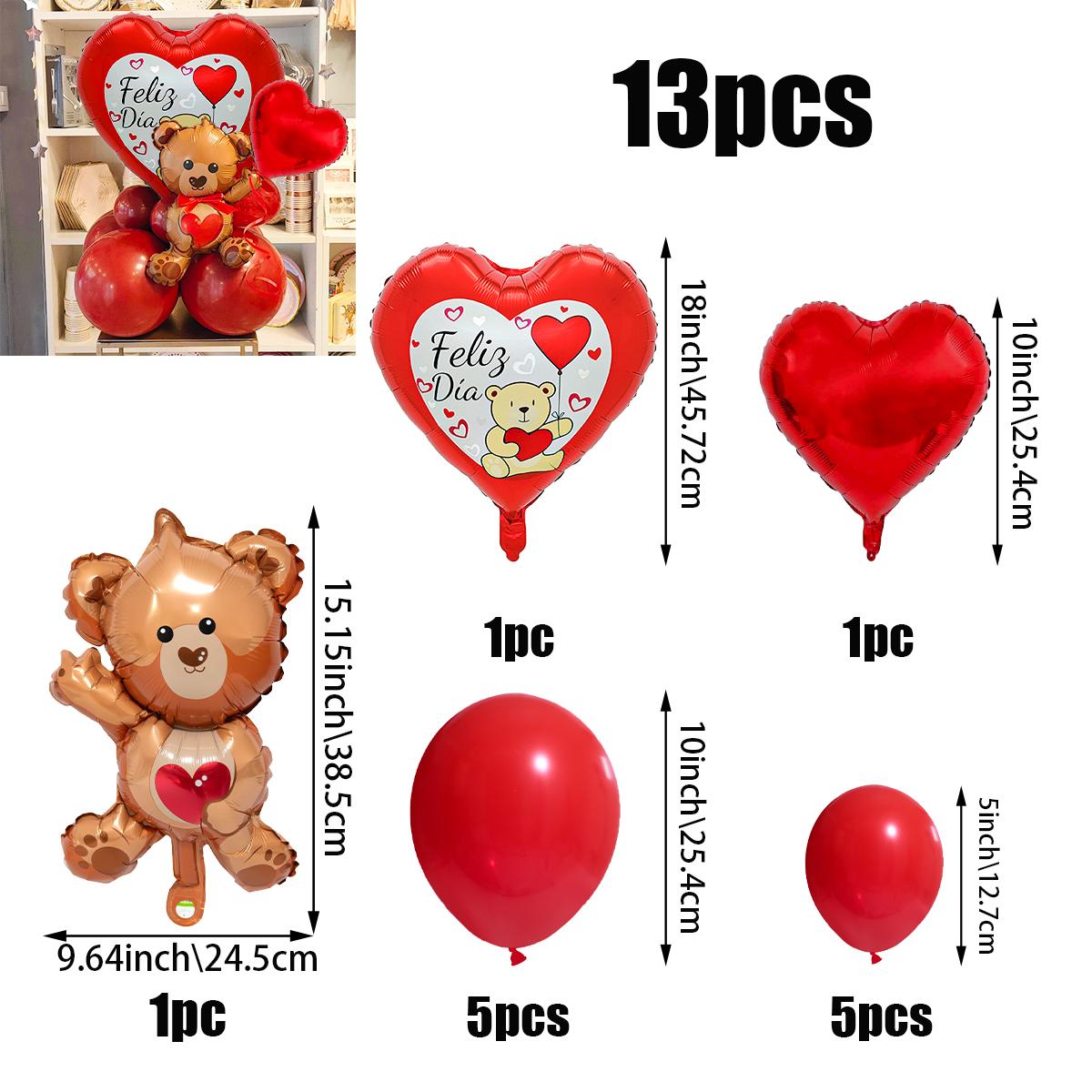 

43 шт./комплект красных воздушных шаров с надписью «Я люблю тебя», воздушные шары в форме сердца, идеально подходят для вечеринки в честь Дня святого Валентина, годовщин Other