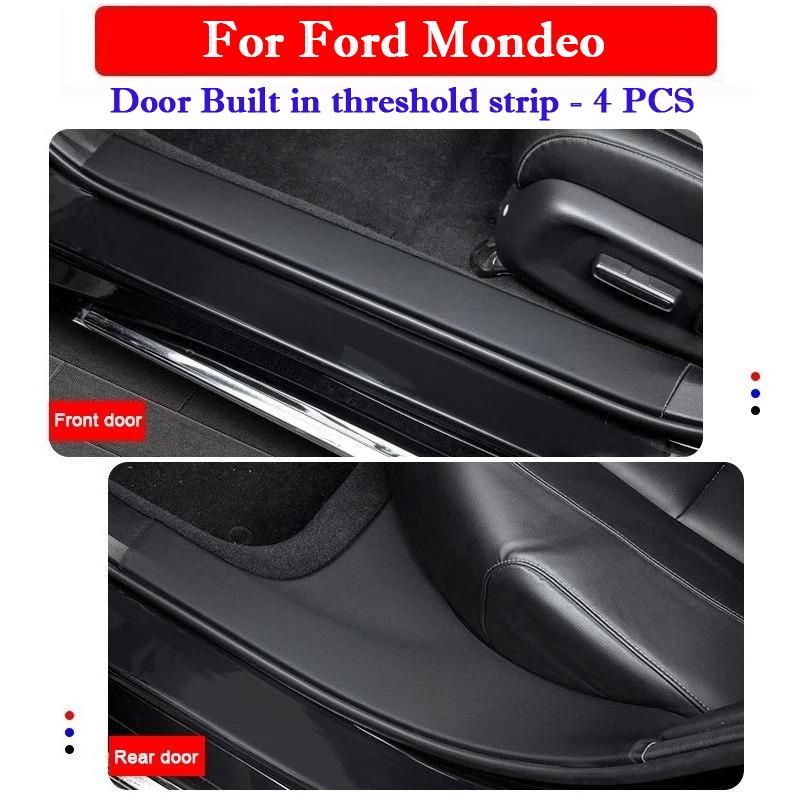 For Ford Mondeo 2013-2026 Car Threshold Strip Protective Stickers Door Trunk Scratch Trampling Resistant Interior Stickers Pads