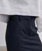Okuka Straight Wool Skirt, Navy