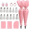 Stainless Steel Kitchen Baking Cake Decorating Tool Silicone Piping Nozzles