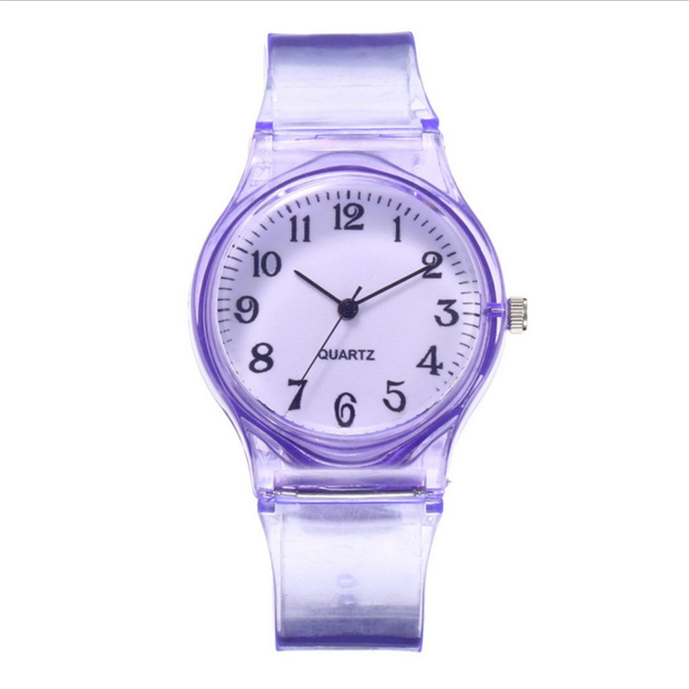 Practical Gifts Women Jelly Quartz Watch Silicone Wristwatch Candy Wrist Watch Student Clock