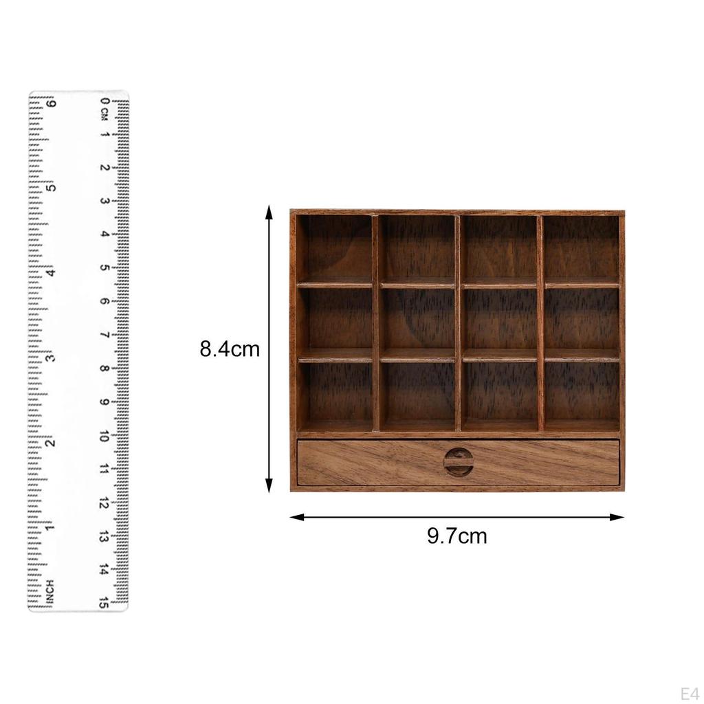 1/6 Dollhouse Miniature Storage Rack Furniture Decoration Cup Holder DIY Scene