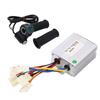 Brush Controller Throttle Grip Kit Good Heat Dissipation Electric Bike Controller Kit 24V 350W