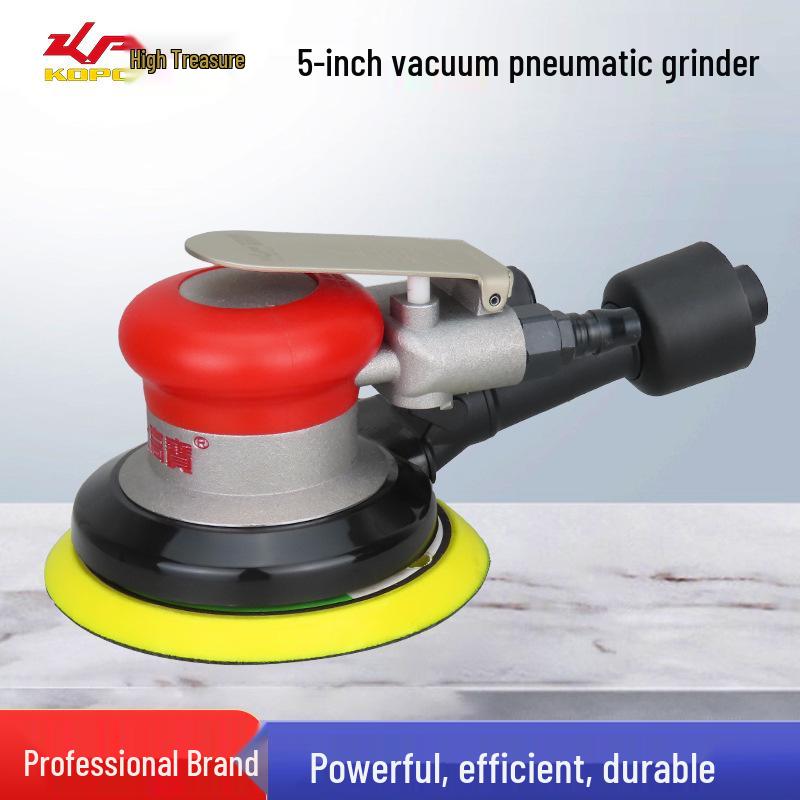Gaobao 5-Inch Pneumatic Sander Polisher: Versatile Vacuum Air Tool for Sanding, Polishing, Waxing, and Grinding