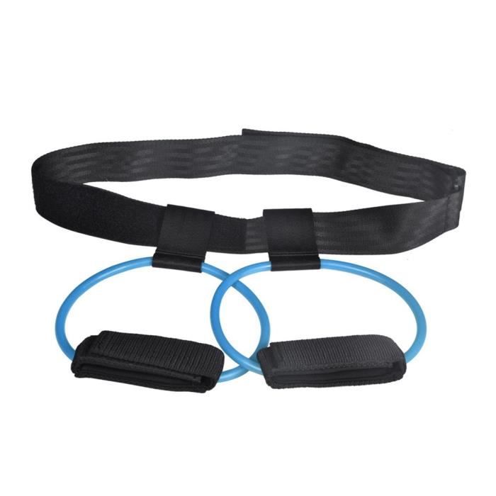 Ceinture de musculation pour les fesses et les hanches - Femmes - 30lb - Bleu - Fitness