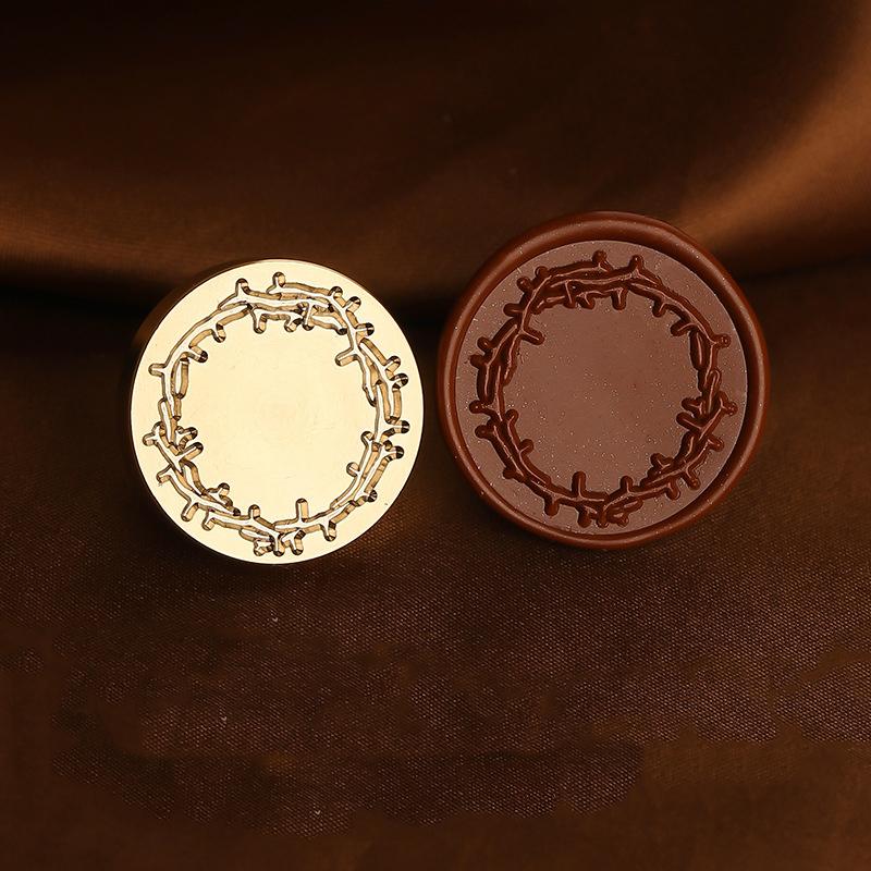 Matte Photo Frame Stamp Sealing Wax Stamp Head Fire Paint Lacquer Copper Seal Wax Stamp Heads Envelope Wedding Party Invitation
