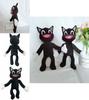 Adorable Black Cartoon Cat Plush Toy Stuffed Doll Perfect For Halloween Decorations