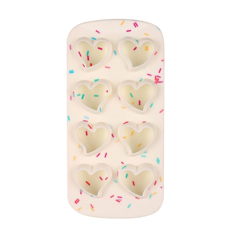 8 Cells ice cubes Moulds Flexible Food Grade Silicone DIY Ice Tray Kitchen Ice Makers for Wine Cocktails 14 Styles
