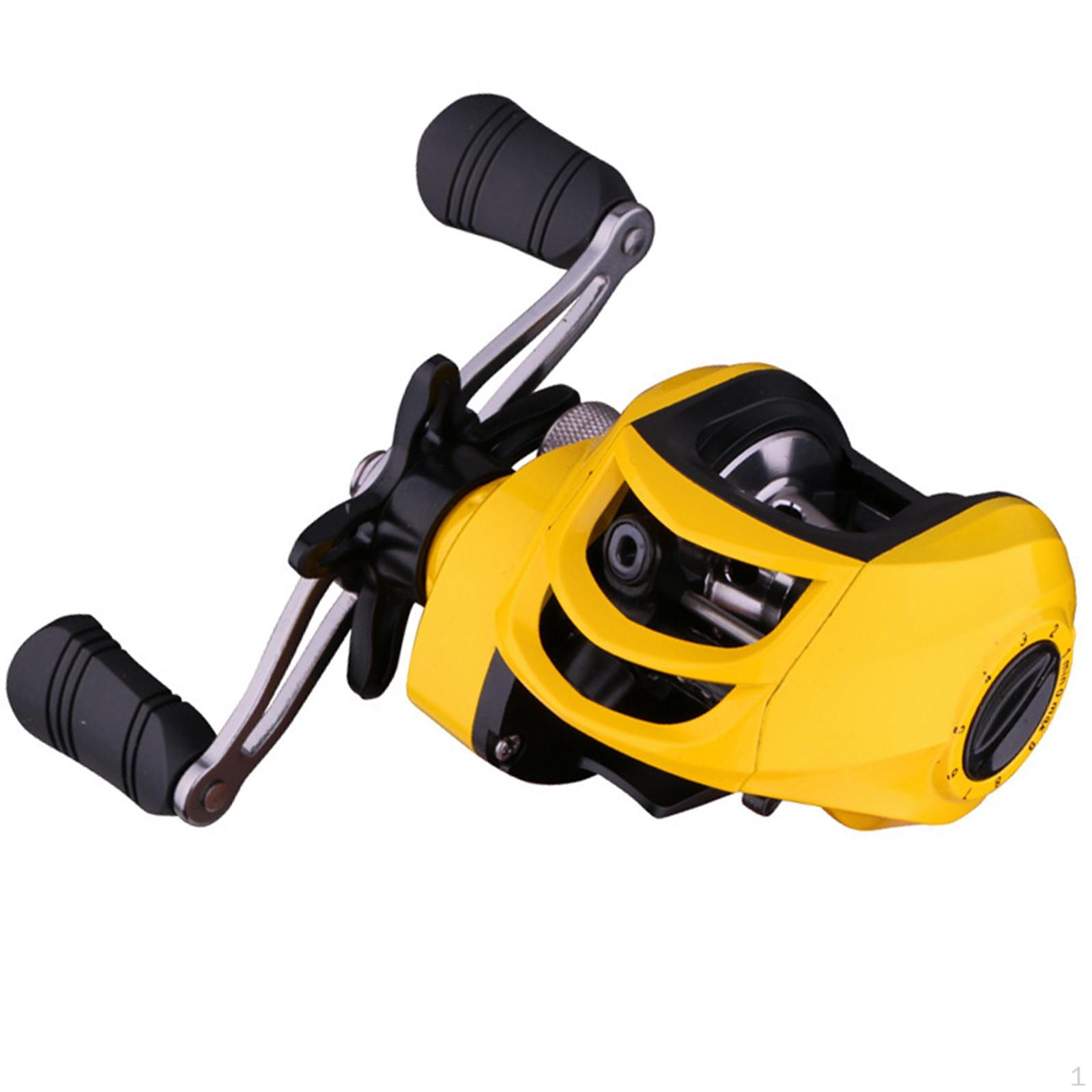 

Reel 7.2:1 Gear Ratio 8+ Bearing Sealed Drag System Fishing for saltwater and freshwater Right handed