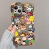 Double Invisible Stand for Girls' Phone Cases, Cute Cartoon Phone Cases, Doll Anti Drop Dopamine Phone Case Stand