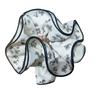 Retro Chinese Ink Painting Elastic Hair Tie - Slim Waist, Pleated, Multi-layer, High-end Design