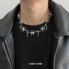 Punk Thorn Rivet Necklace For Man Woman Retro Hip Hop Clavicle Chain Female Y2K Jewelry Hot Girl Choker Accessories Wholesale