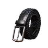 3.5Cm Woven Belt Men'S Genuine Leather Handwoven Pin Buckle Belt Pure Cowhide Fashion Casual Couple Belt Women