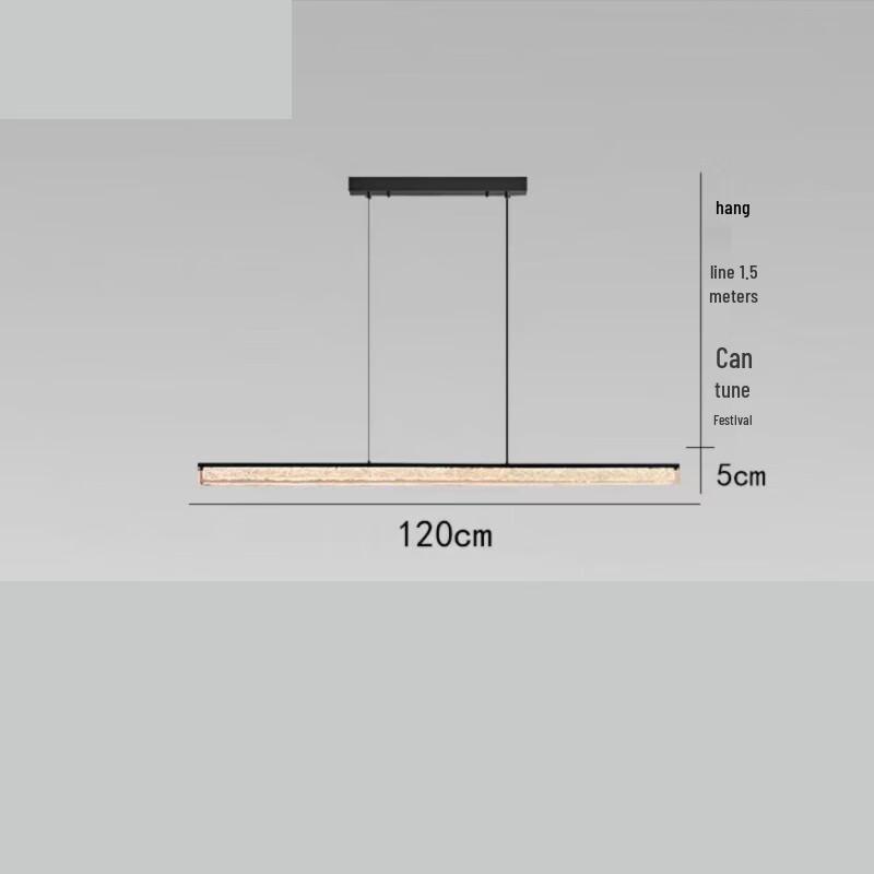 Liangtu Minimalist Italian Style Linear Pendant Light