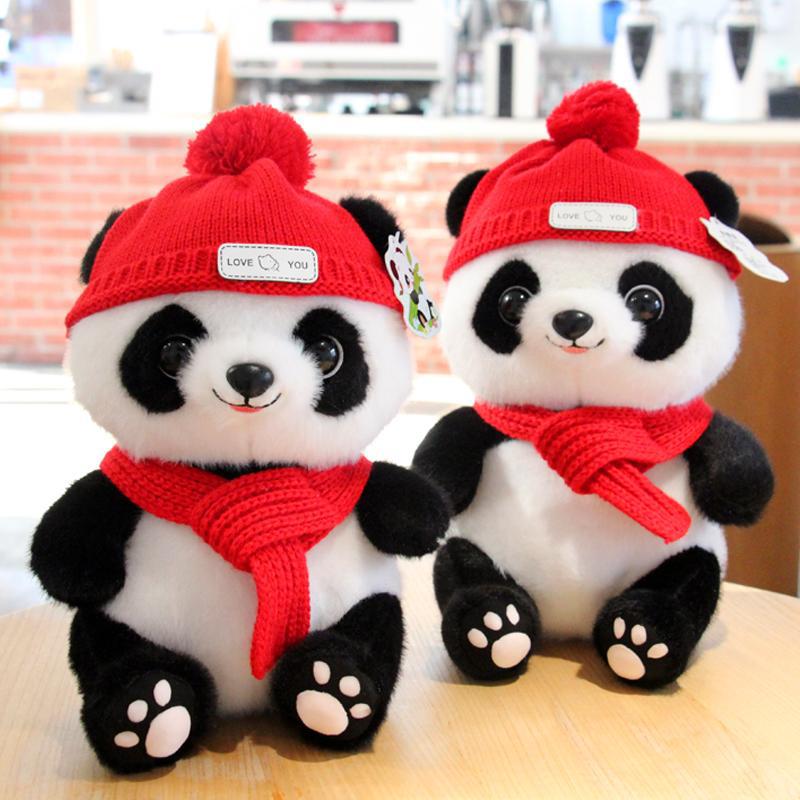New Year Mascot Festive Panda Plush Toy Giant Panda Doll Rag Doll Chengdu Souvenir Gift
