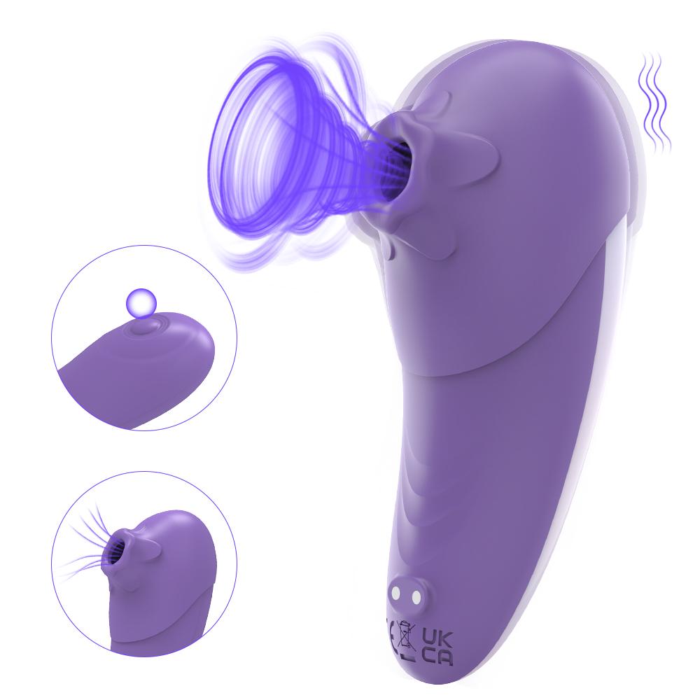 Powerful Clit Sucker Vagina Sucking 2 In 1 Vibrator for Women Vibrator Female Sex Toy for Adults 18