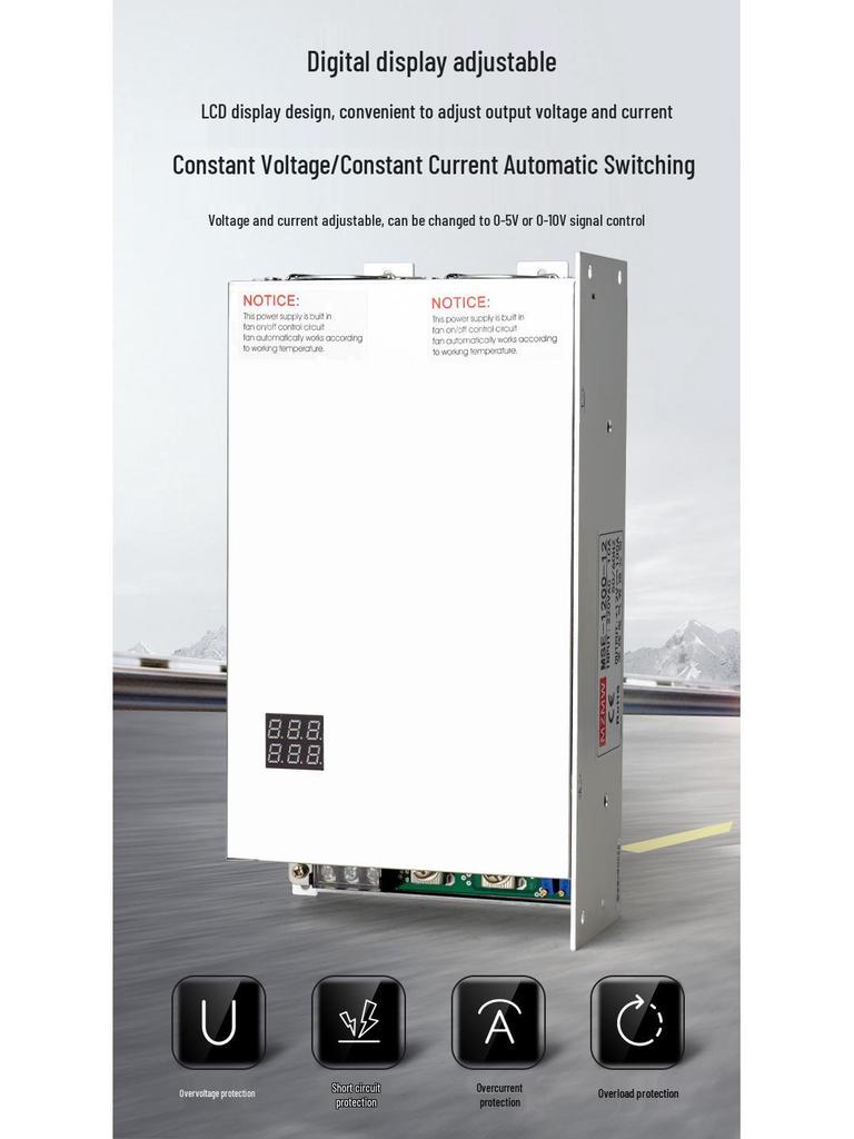 Digitales Schaltnetzteil, 1500W, 220V auf 12/24/36/48V, 0-150V, 100A Einstellbare Spannung