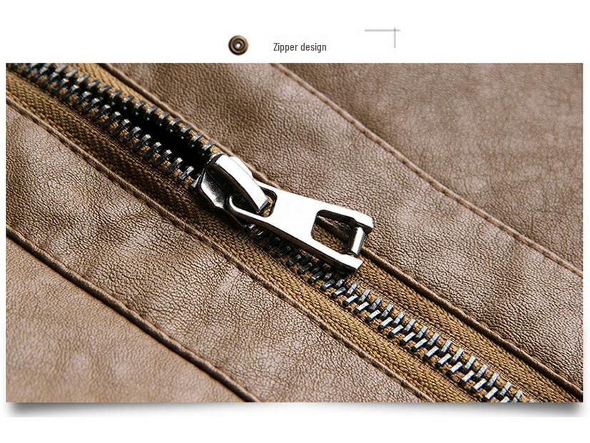 Women's Slim Fit Lambskin Motorcycle Jacket, Short Stand-up Collar, Autumn/Winter Korean Style