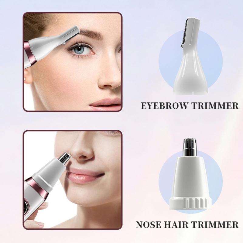 Rechargeable Body Hair Shaver Multifunctional Electric Hair Removal Device Arm Leg Face Shaving Tool For Smooth Shaving