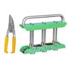 Portable Rolling Bender 0-90 Bending Angle Labor Saving Metal Brake Wear Resist For Rain Diverter & Making Folding Edges