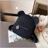Velvet Mini Backpack For Women With Zipper Pockets For Daily Use