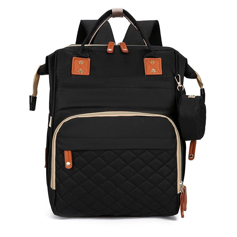 Schoolbag Textured Oxford Cloth Large Capacity Maternal and Infant Bag New Waterproof and Wear-resistant Multifunctional Travel Backpack Mommy Bag