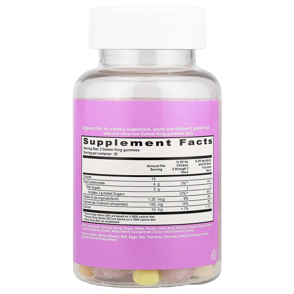 Calcium + Vitamin D for Children, 60 Gummies