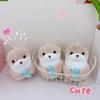 Loutre Mignonne Câlin Poisson Porte-clés Peluche Doux Animal Marin Poupée Accroche Sac à Dos Kawaii Dessin Animé Charme Sac Cadeau de Vacances Filles