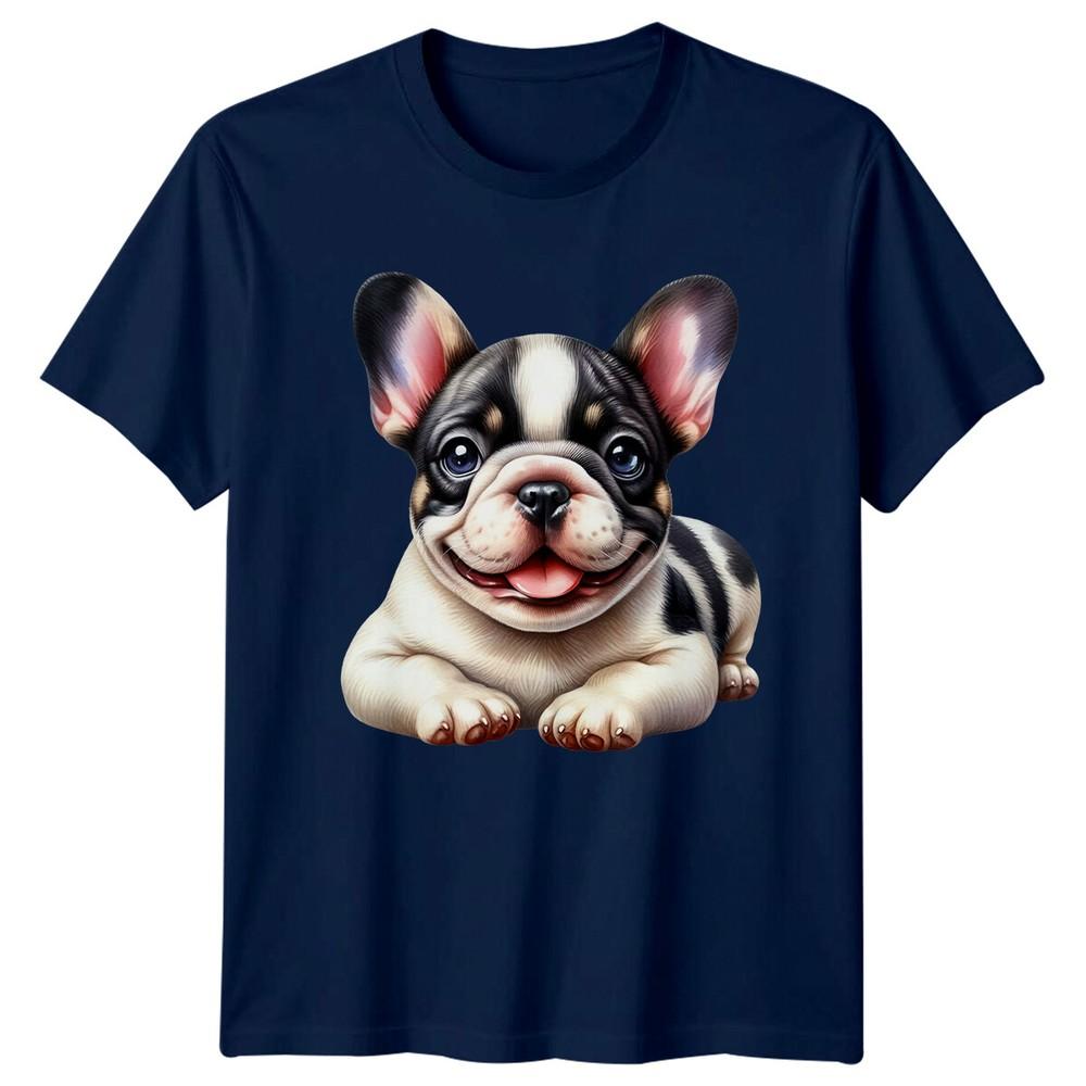 Cute French Bulldog Puppy TShirt Dog Lover Tee Happy Pup Graphic