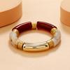 Irregular Resin Bangles Bohemian Retro Hand Ring Creative Chunky Bracelets  Girls Gift