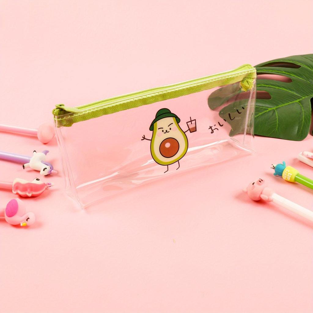 1 Stück Federmäppchen Avocado Schule Federmäppchen Federmäppchen Federtasche Schulbedarf Schreibwaren Federmäppchen Kawaii Briefpapier