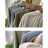 Cotton Shirt for Women Double Breasted Small Stand Collar Long Sleeved Shirt Commuting Top Shirt for Women