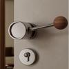 Black Walnut Vintage Door Lock Creative Design Security Door Bar  Interior Door