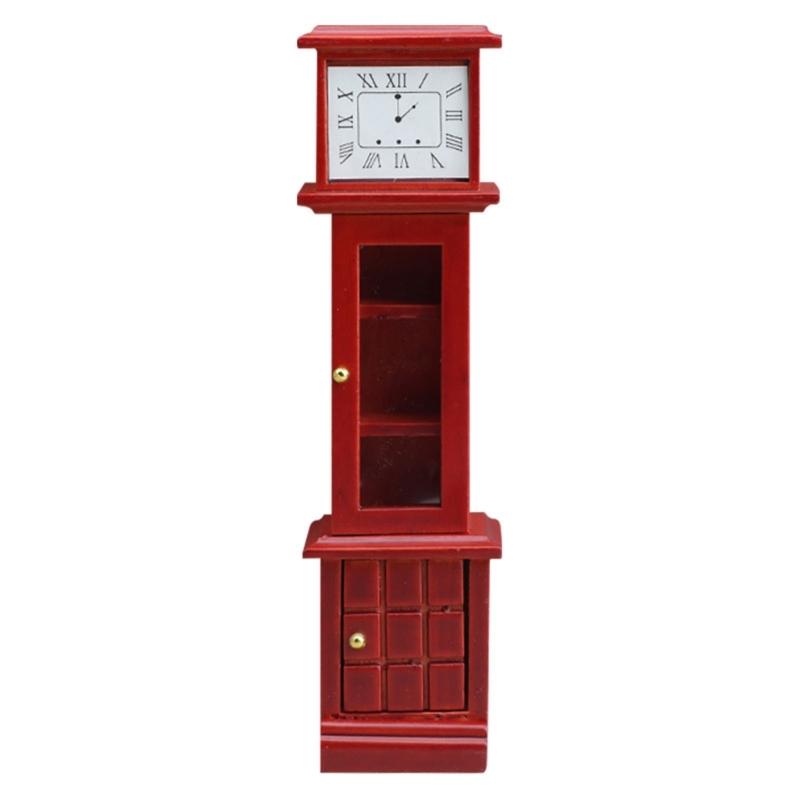 Nostalgic Miniature Floor Clock Dollhouses Accessory for Retro Enthusiasts and Unique Home Decors