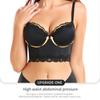 New High Support Body Shaping Vest Style Lace Beautiful Back Plus Size Bra