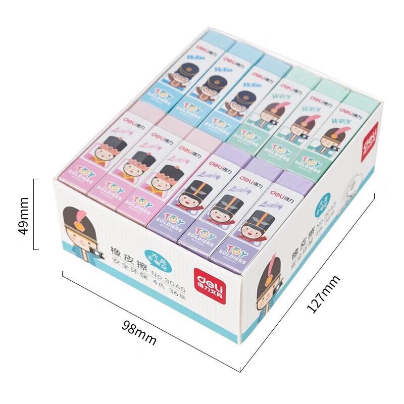 Deli 3045 Mixed Rubber Erasers