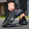 Scarpe sportive casual da uomo, traspiranti, leggere, da ginnastica, da esterno, in rete, nere, da corsa, da jogging, da tennis, da passeggio
