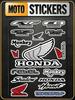 FOR HONDA Universal Multi-Purpose Reflective Waterproof Stickers Scratch Conceal For Auto Bike Helmet Mug Fridge DecorationOW3