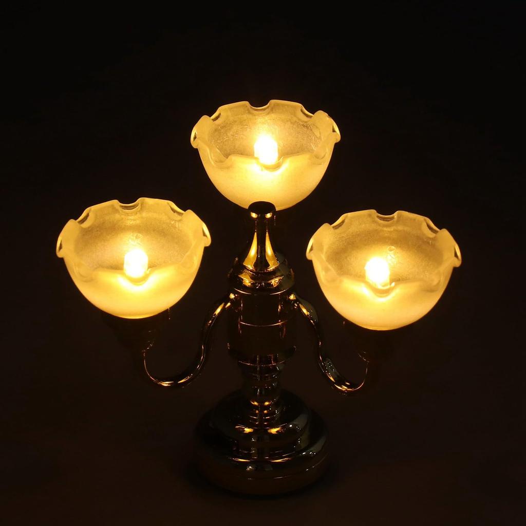 1:12 Dollhouse Chandelier, Dollhouse Decoration, Dollhouse Ceiling Lamp