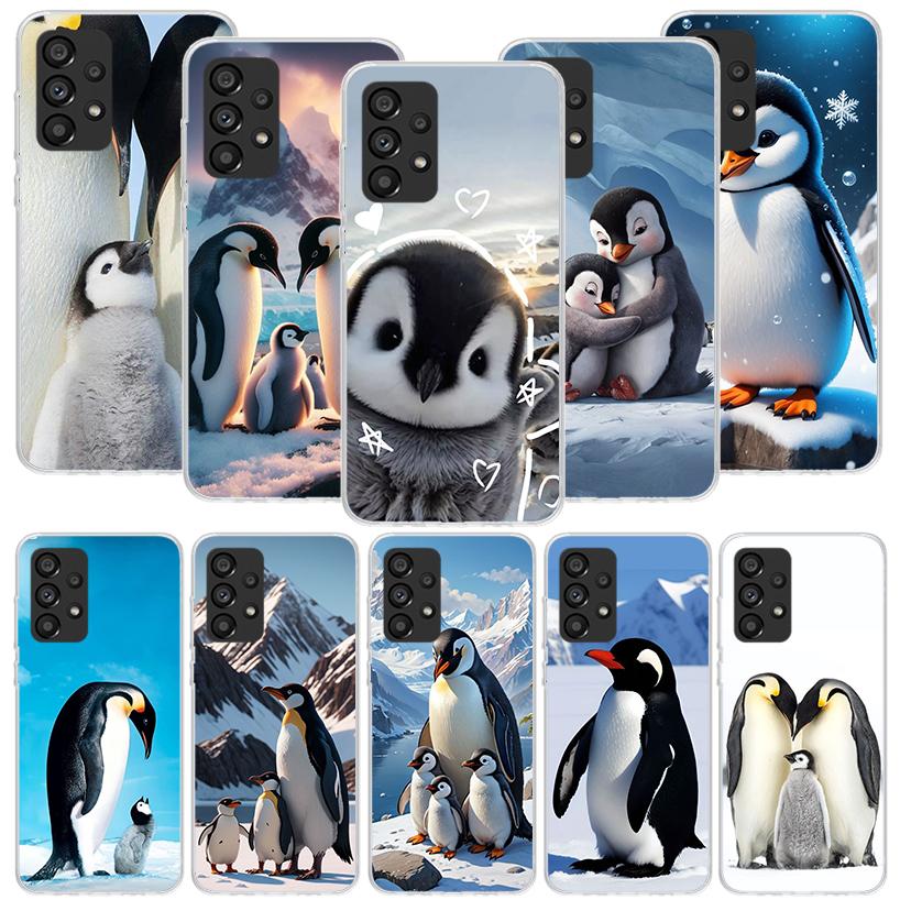 Pinguine Liebe Am Nordpol Handyhülle für Samsung Galaxy A17 A16 A15 A14 A13 A57 A56 A55 A54 A53 A37 A36 A35 A34 A33 A26 A2