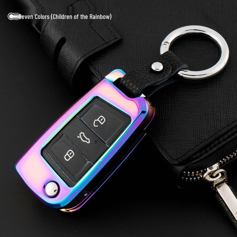 Volkswagen Key Case Cover for Touareg, Golf 7, Sportsvan, Lamando, Lingdu, Touron, Tiguan L (Women's Edition)