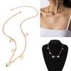 Simple Necklace Alloy Thin Light Weight   Length Delicate     for Women