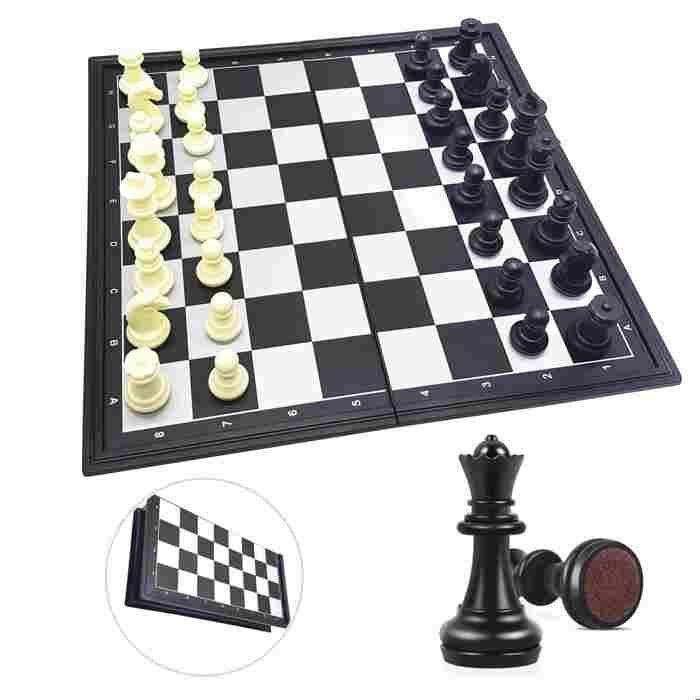 Jeu d’échecs magnétique pliable
