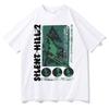 Horror Game Fun Silent Hill 2 Graphic T Shirts Male Rock Oversized Tees Men Women Vintage Casual Tshirt Men's Cotton T-shirts