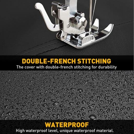 For Honda 2013-17 Accord Center Console Lid Armrest Leather Cover Black Assembly