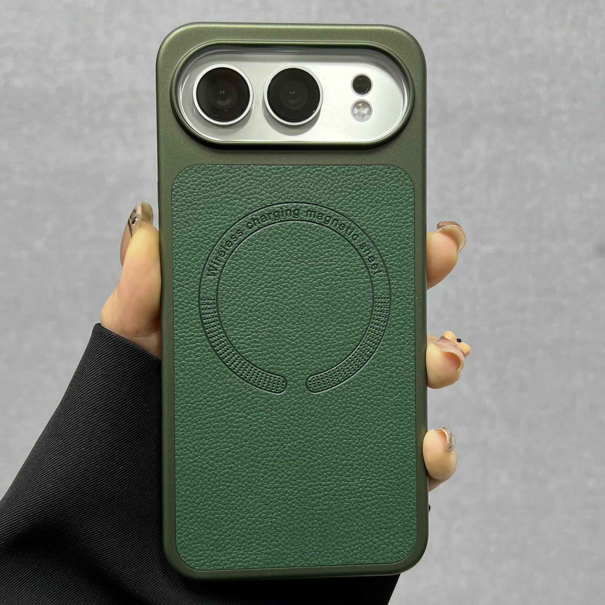 Case For Honor 500 500 Pro Magnetic Phone Case Lychee Texture Full Body Protective Shockproof Creative Personalized Cover Honor 500 зелёный