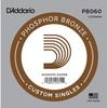 D'Addario Daddario Acoustic Guitar Rose Strings Phosphor Bronze .060 PB060 Set of 10 [Domestic Ge...