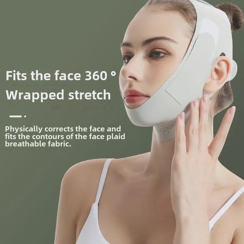 V-Face Shaping Elastic Sleep Mask for Nasolabial Folds & Double Chin