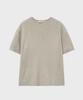 NOIRER Micro Ribbed Square Neck Half Knit (Beige)